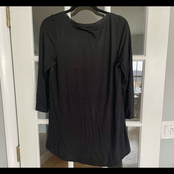 Like New Anthropologie Meadow Rue Black Tunic Lace Overlay Size M - Picture 6 of 10